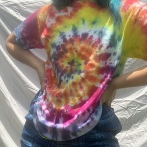 Tie-dyed by hand tee shirt only worn once